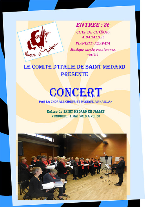 Concert de la chorale « Choeur et Musique »