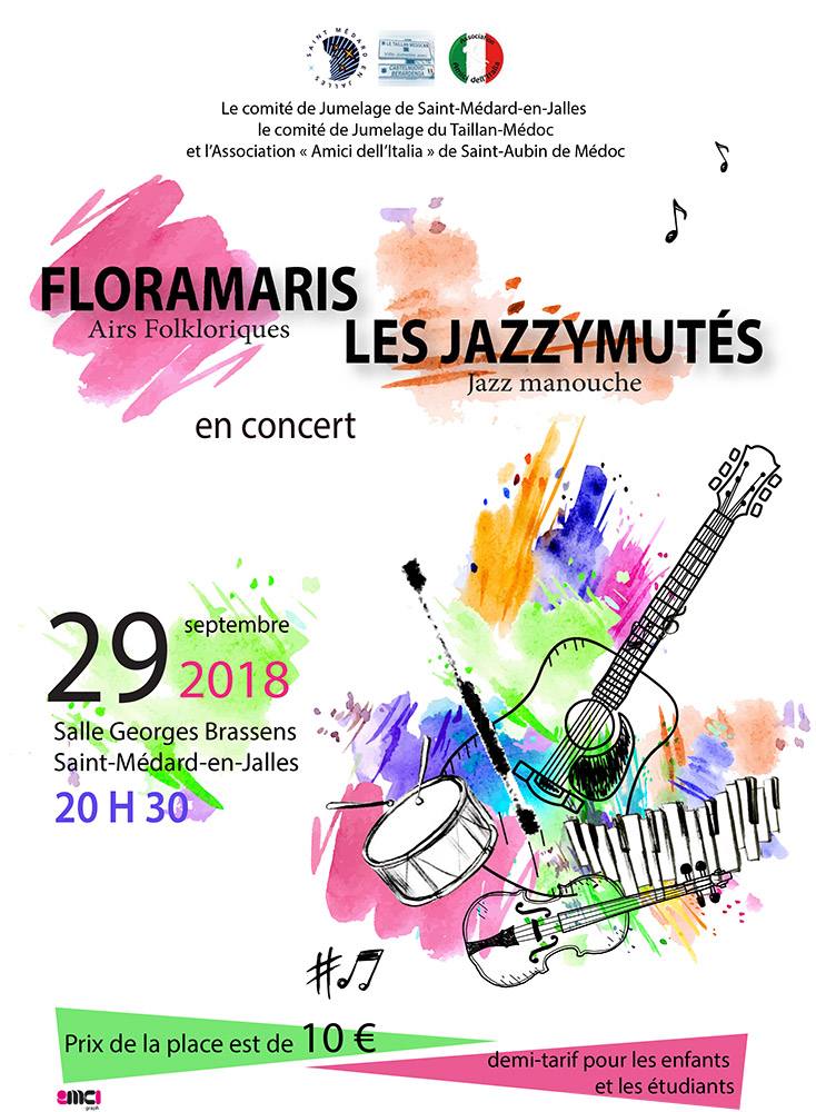 Concert : Les Jazzymutés et Floramaris